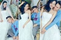 46岁钟丽缇昨日大婚美丽依旧