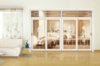 解读小型美容院的隔断法宝：推拉门